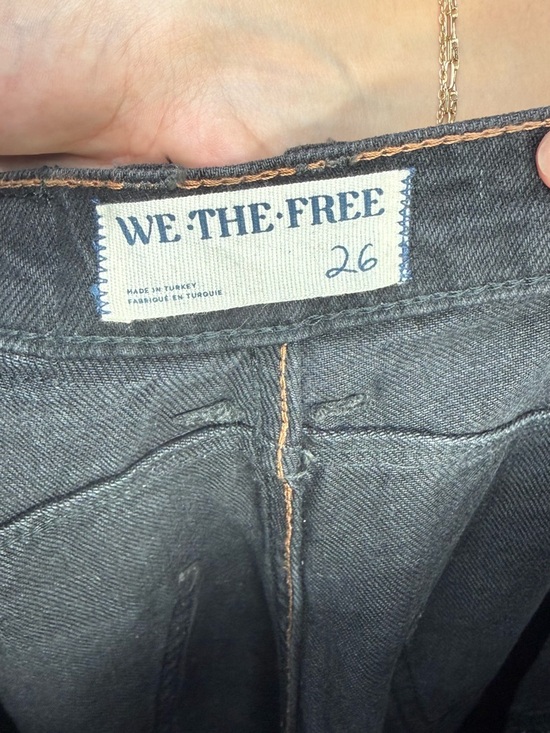 We The Free Lucky You Mid Rise Barrel Jeans Size 26 - Picture 7 of 10